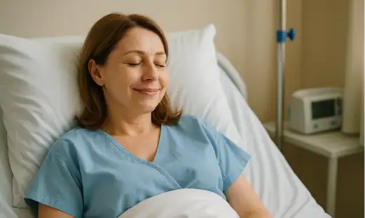 비뇨기과 전문의가 환자의 증상을 파악하고 검사를 진행합니다.